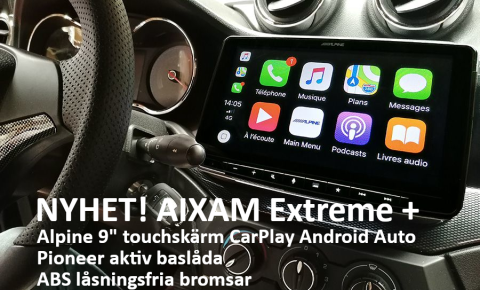 Aixam Extreme + med nya skärmen och ABS