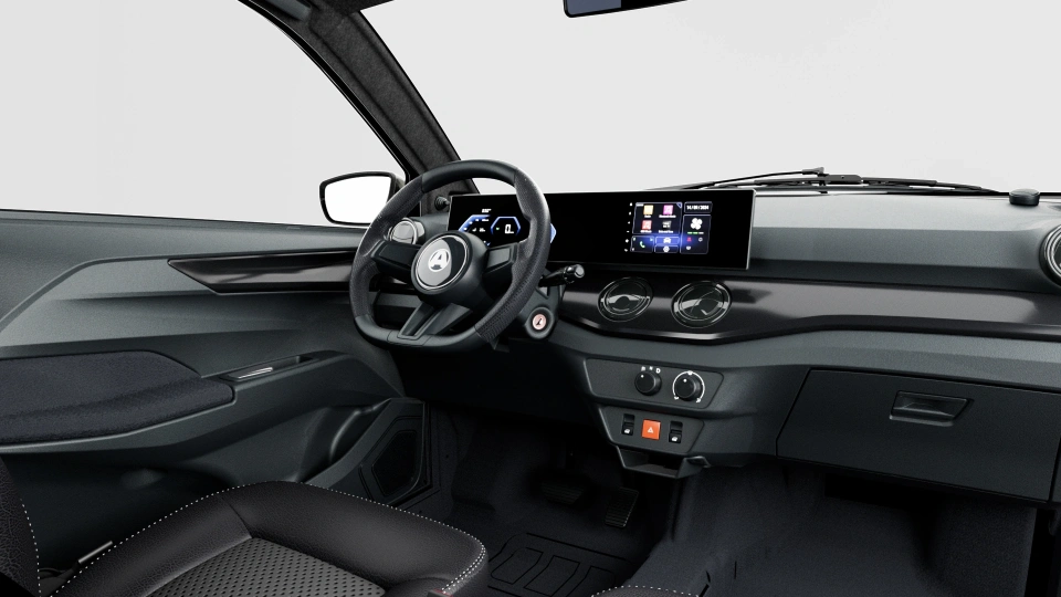 AIXAM Mopedbil e Coup&eacute; Interieur SPORT Electrique V2 - parement Noir laque.jpg